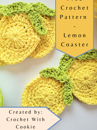 Free Crochet Pattern – Lemon Coaster