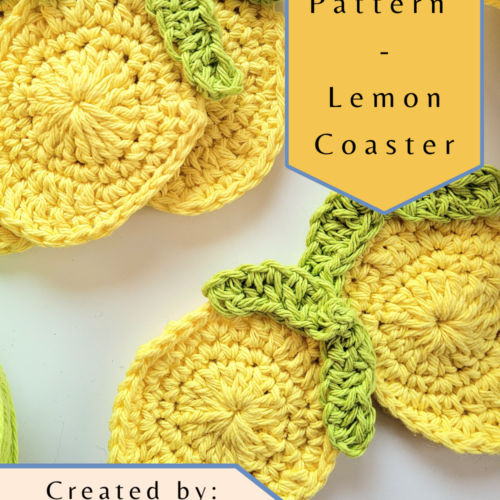 Free Crochet Pattern - Lemon Coaster