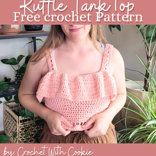 Ruffle Tank top Crochet pattern