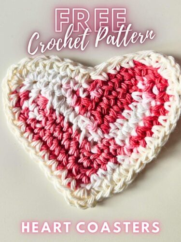 Heart Coasters – Free Crochet Pattern