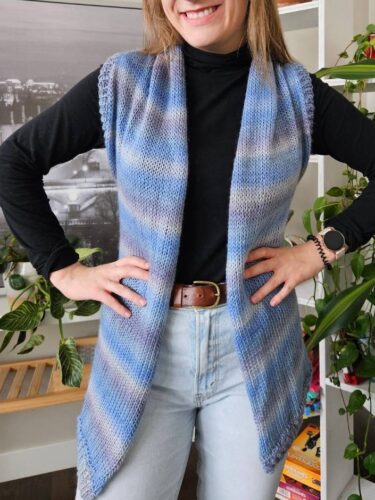 Cordelia Vest – Free Knitting Machine Pattern