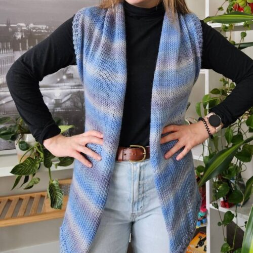 Cordelia Vest - Free Knitting Machine Pattern